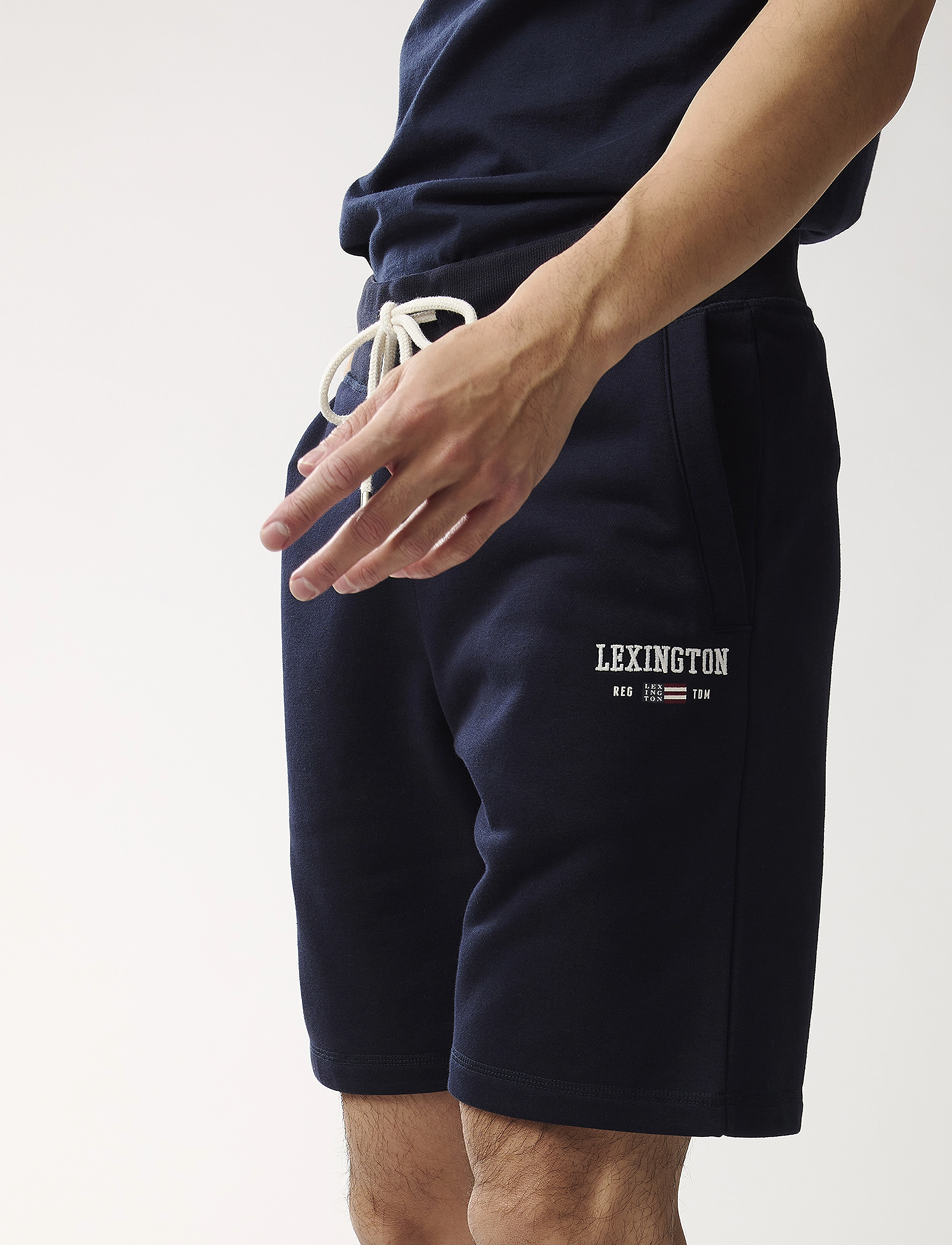 Lexington Clothing - James Jersey Short - dark blue - 4