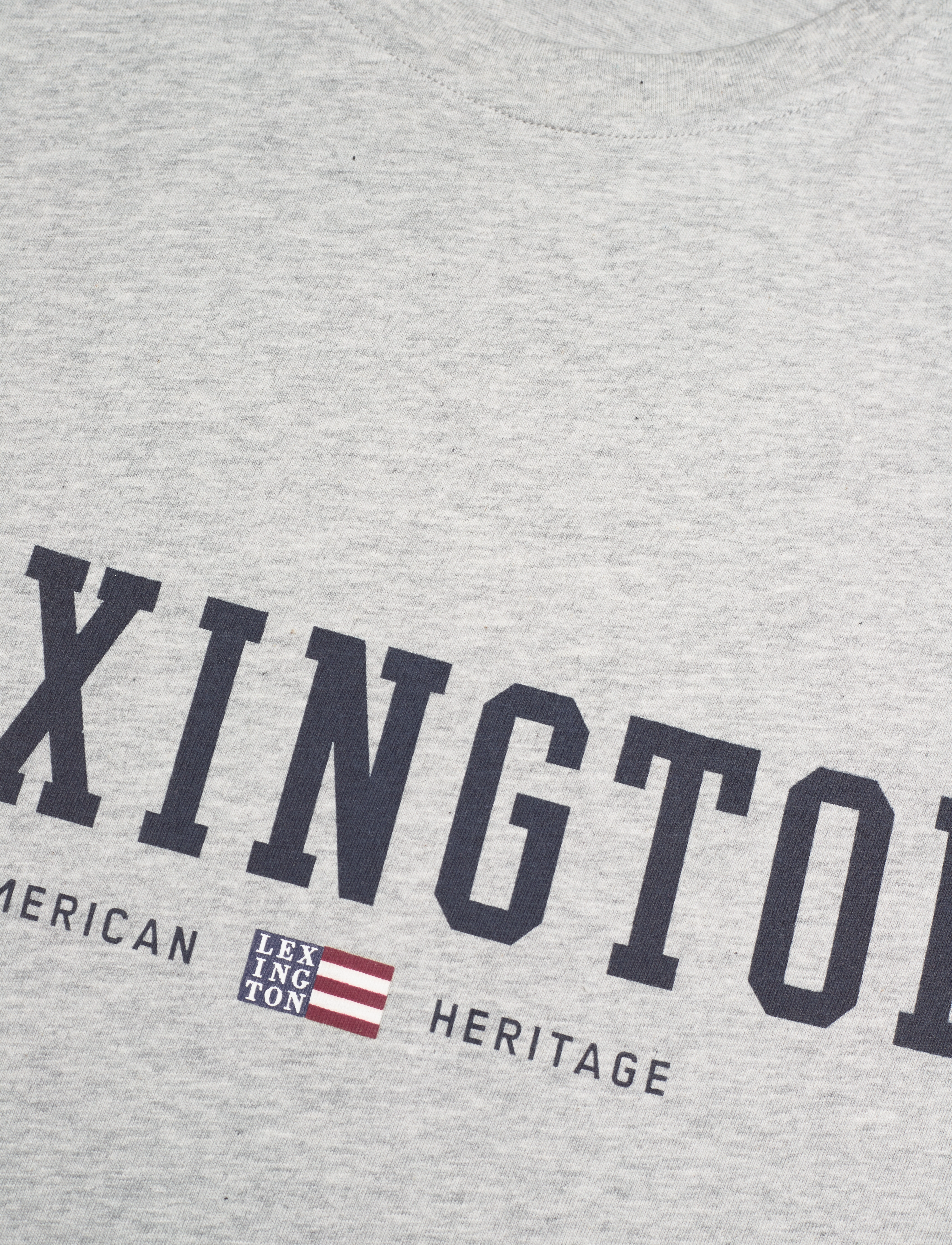 Lexington Clothing - Justin Tee - light grey melange - 5