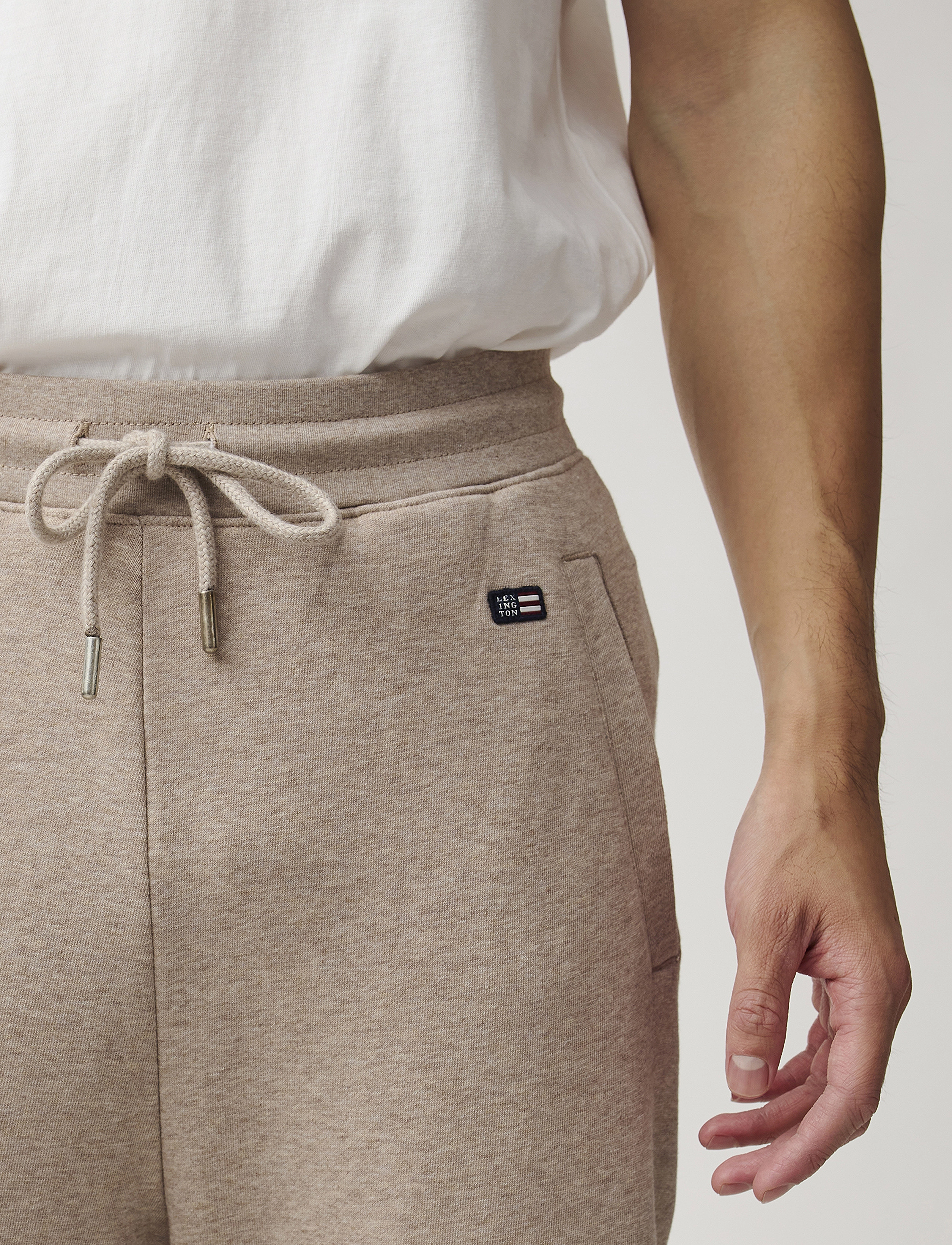 Lexington Clothing - Ivan Track Pants - beige melange - 4