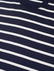 Lexington Clothing - Ricky Striped Tee - dark blue/beige stripe - 5