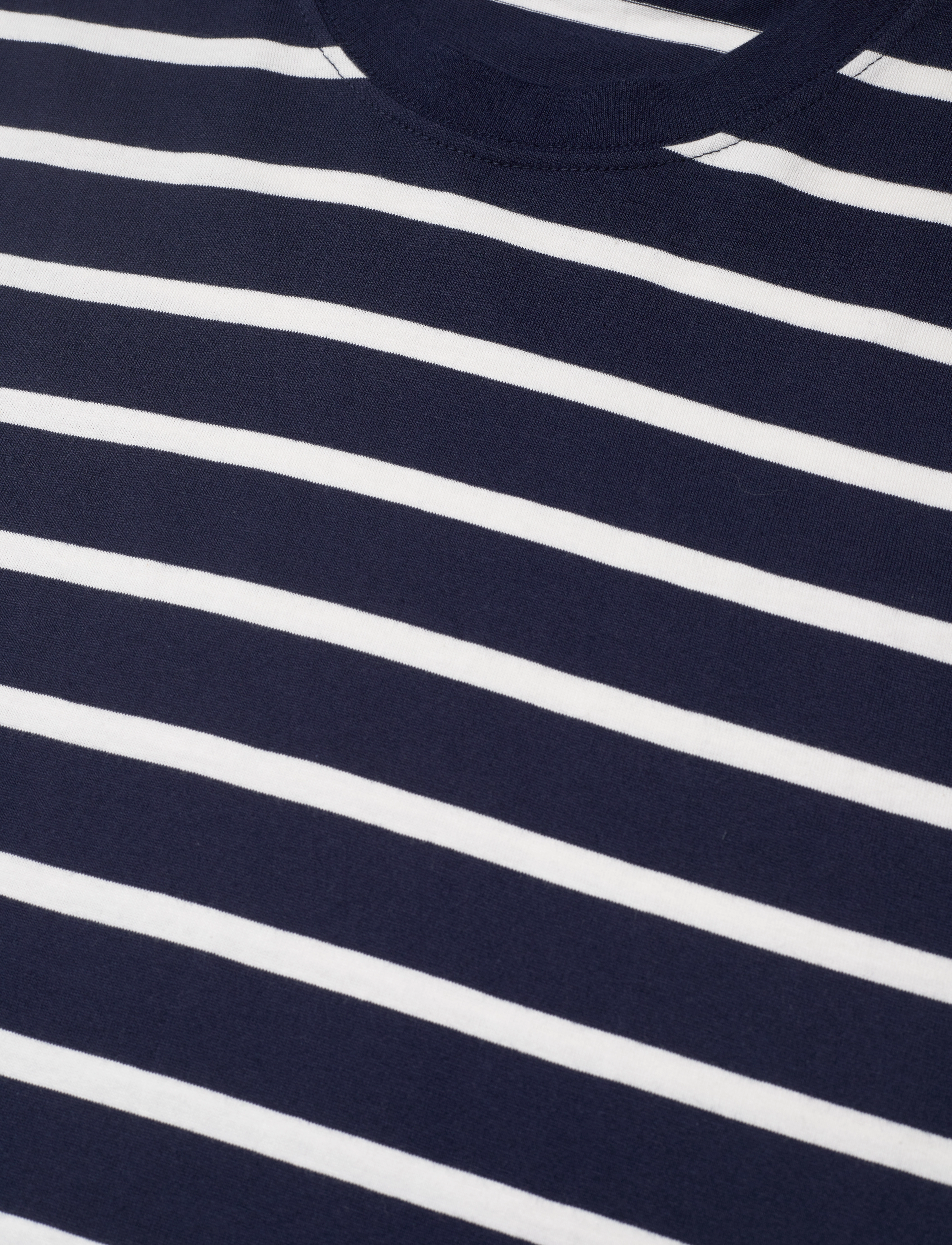Lexington Clothing - Ricky Striped Tee - dark blue/beige stripe - 5