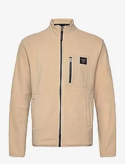 Lexington Clothing - Oliver Full Zip Fleece Cardigan - mellanlager - beige - 0