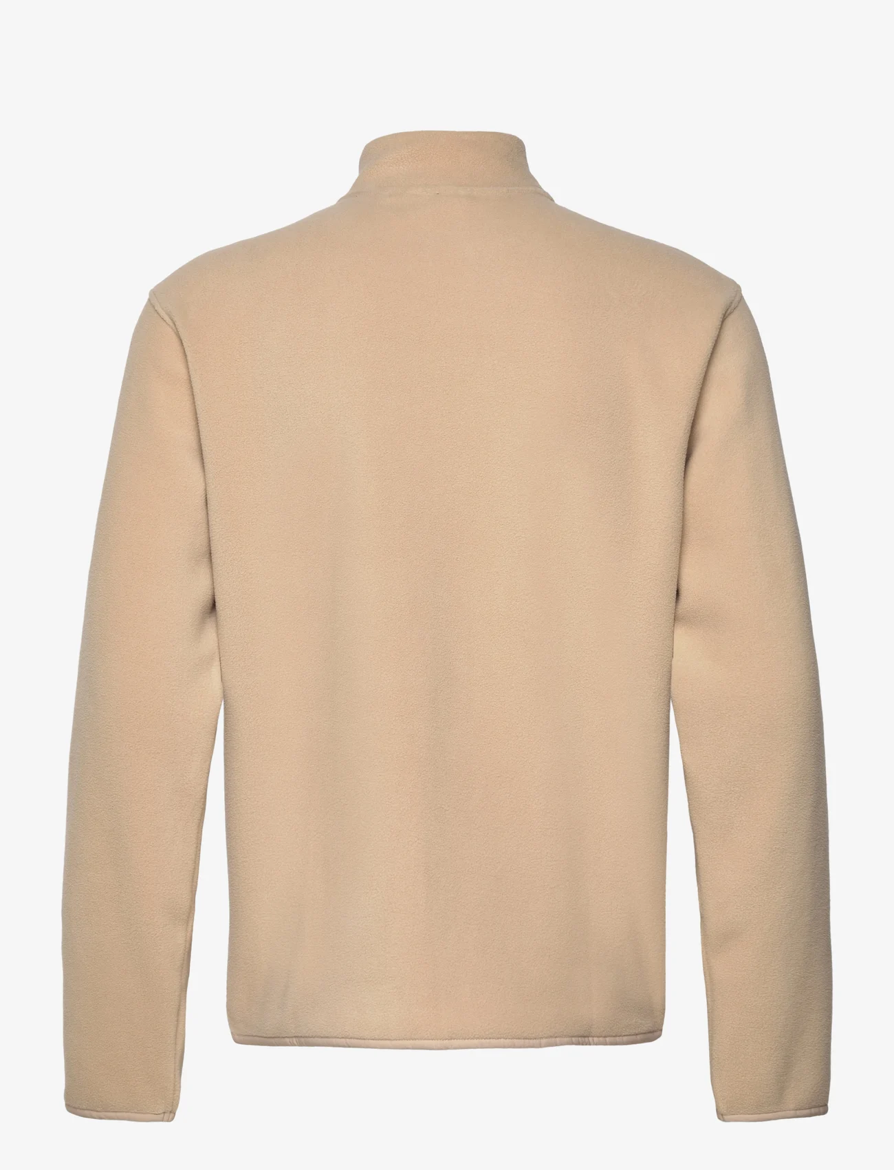 Lexington Clothing - Oliver Full Zip Fleece Cardigan - mid layer jackets - beige - 1