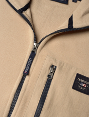 Lexington Clothing - Oliver Full Zip Fleece Cardigan - mid layer jackets - beige - 2