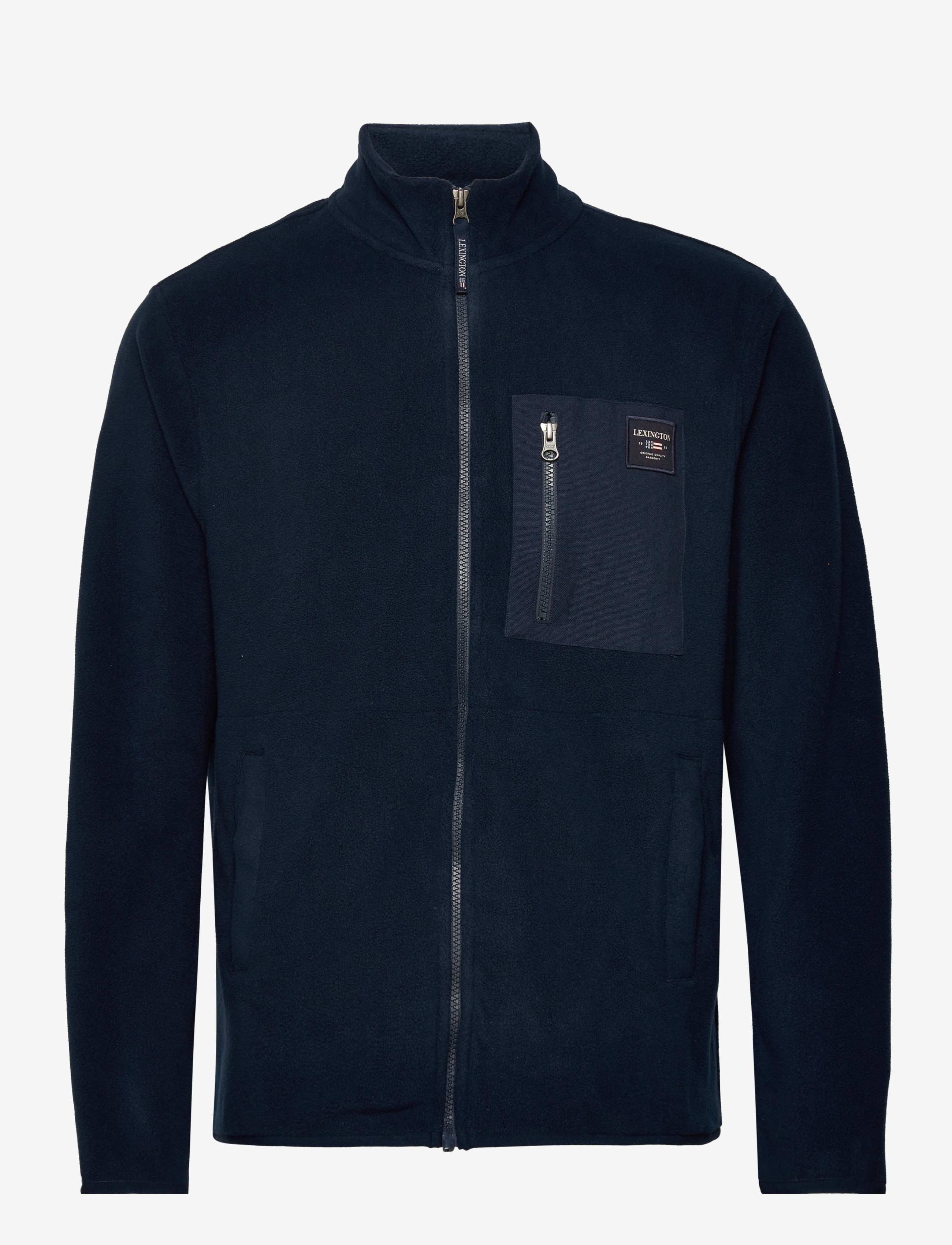 Lexington Clothing - Oliver Full Zip Fleece Cardigan - dark blue - 1