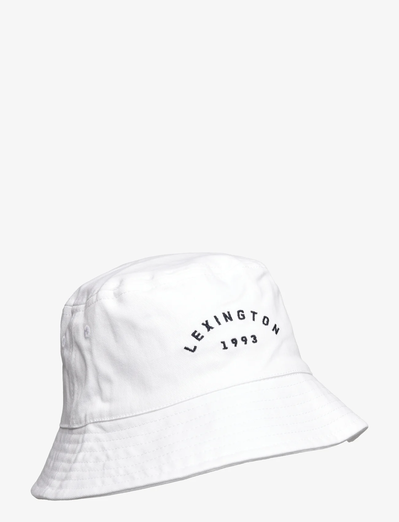 Lexington Clothing - Bridgehampton Bucket Hat - Äärisega mütsid - white - 0