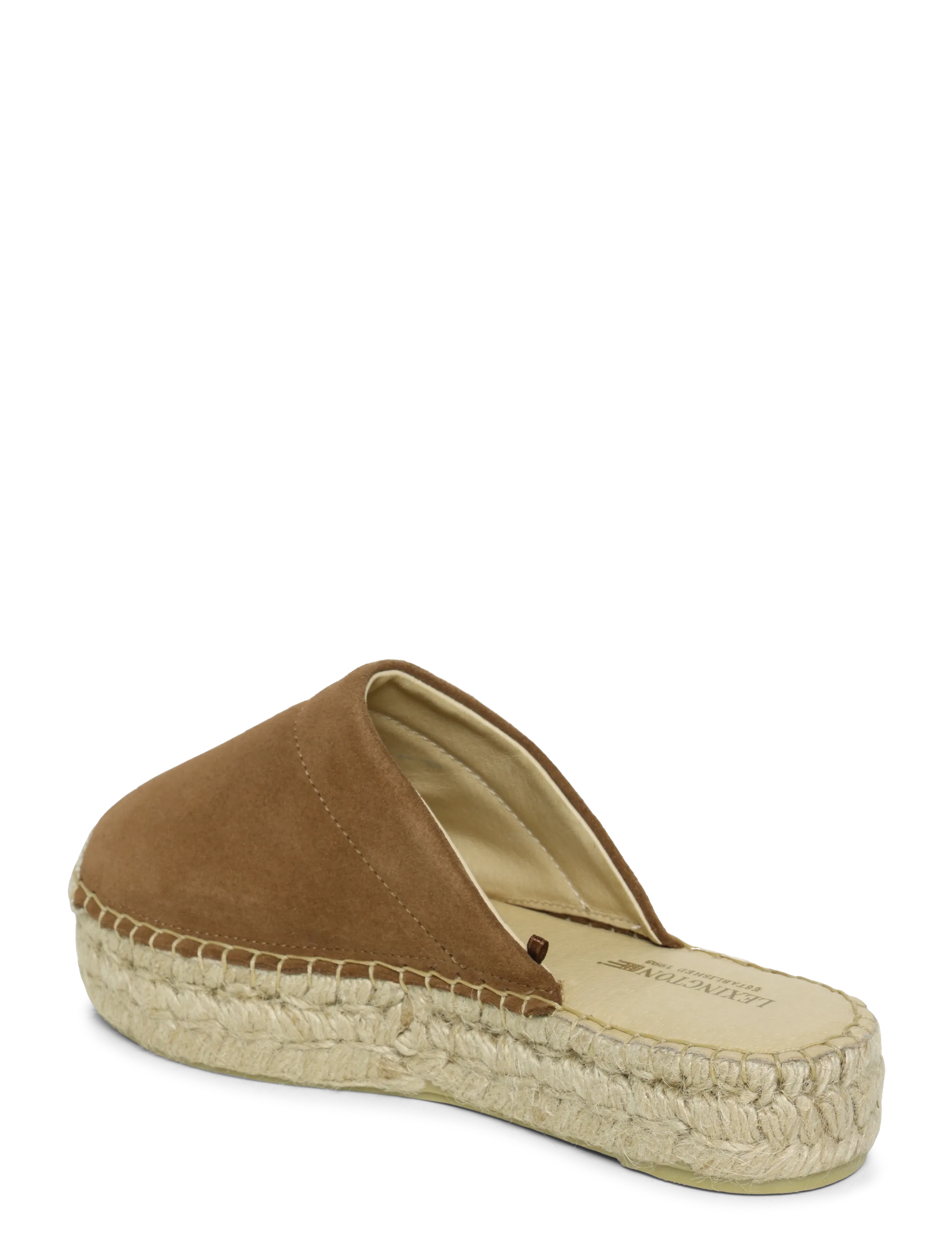 Lexington Clothing - Liverly Suede Slip-in Platform Sandals - flade mules - brown - 1