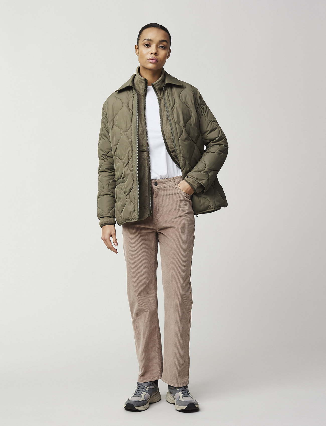 Lexington Clothing - Linn Quilted Jacket - pavasarinės striukės - green - 1
