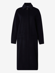 Lexington Clothing - Brynn Wool Blend Coat - vinterkappor - dark blue - 0