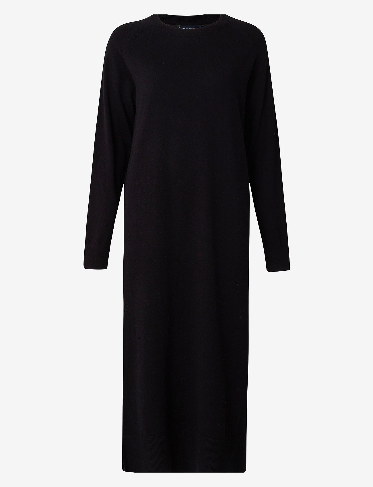 Lexington Clothing - Ivana Cotton/Cashmere Knitted Dress - megztos suknelės - black - 0