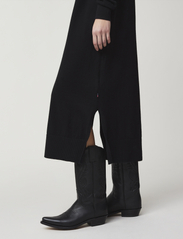 Lexington Clothing - Ivana Cotton/Cashmere Knitted Dress - stickade klänningar - black - 3