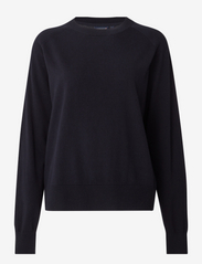 Freya Cotton/Cashmere Sweater - DARK BLUE