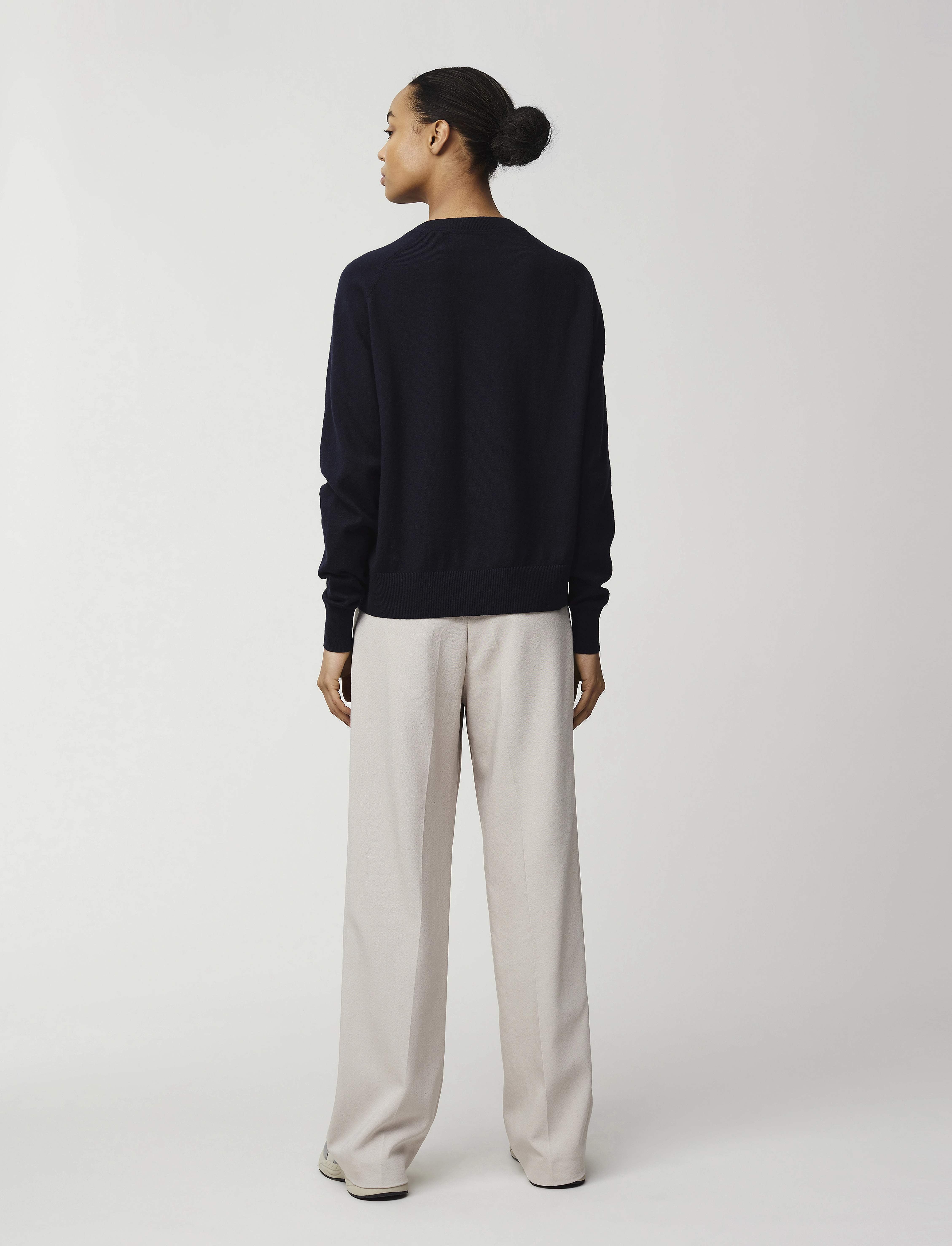 Lexington Clothing - Freya Cotton/Cashmere Sweater - dark blue - 2