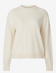 Lexington Clothing - Freya Cotton/Cashmere Sweater - tröjor - offwhite - 0