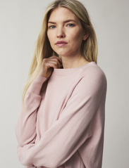 Lexington Clothing - Freya Cotton/Cashmere Sweater - jumpers - pink melange - 3
