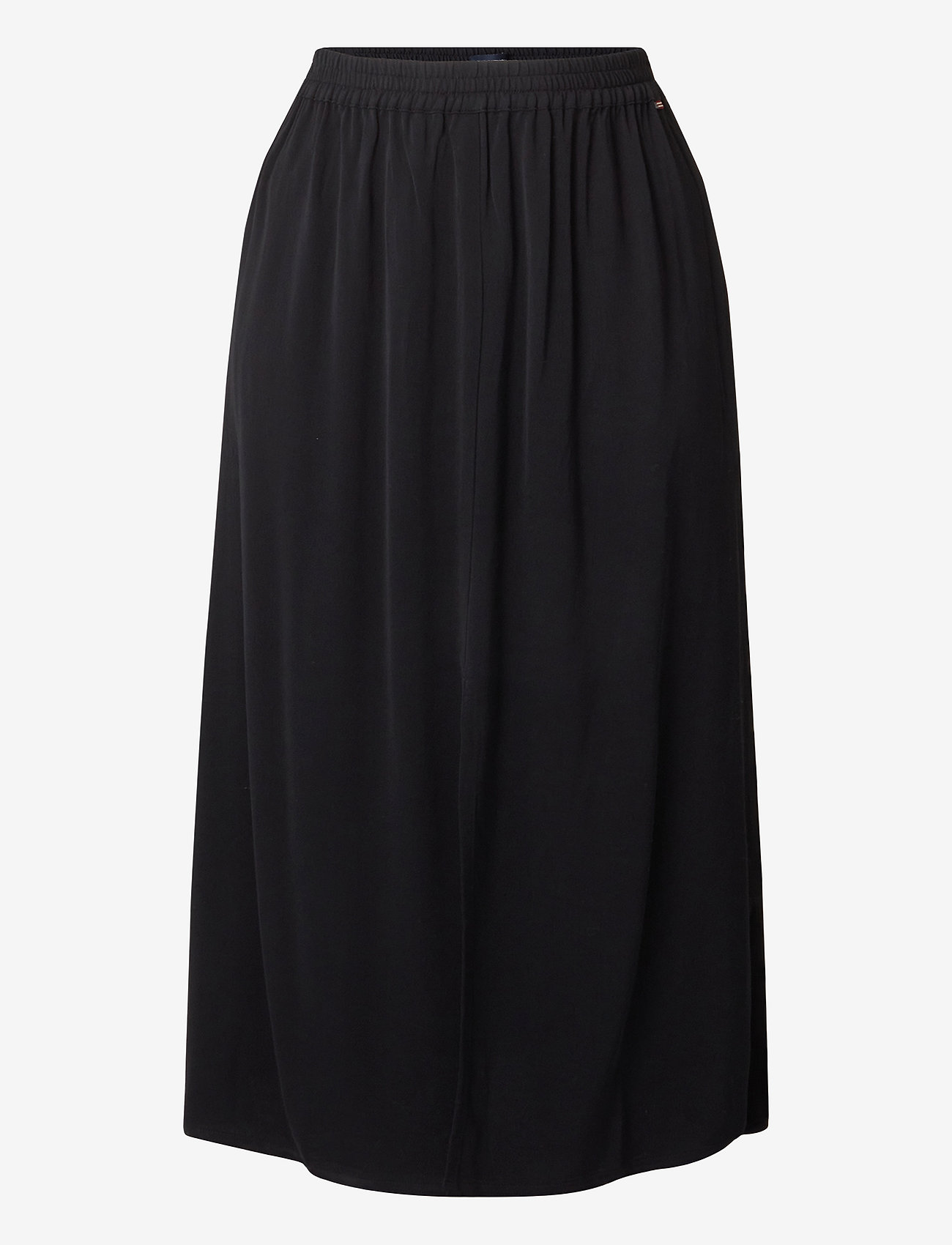 Lexington Clothing - Savannah Viscose Skirt - midi-röcke - black - 0