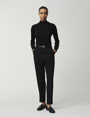 Lexington Clothing - Tina Straight-Leg Cropped Pants - straight leg trousers - black - 1