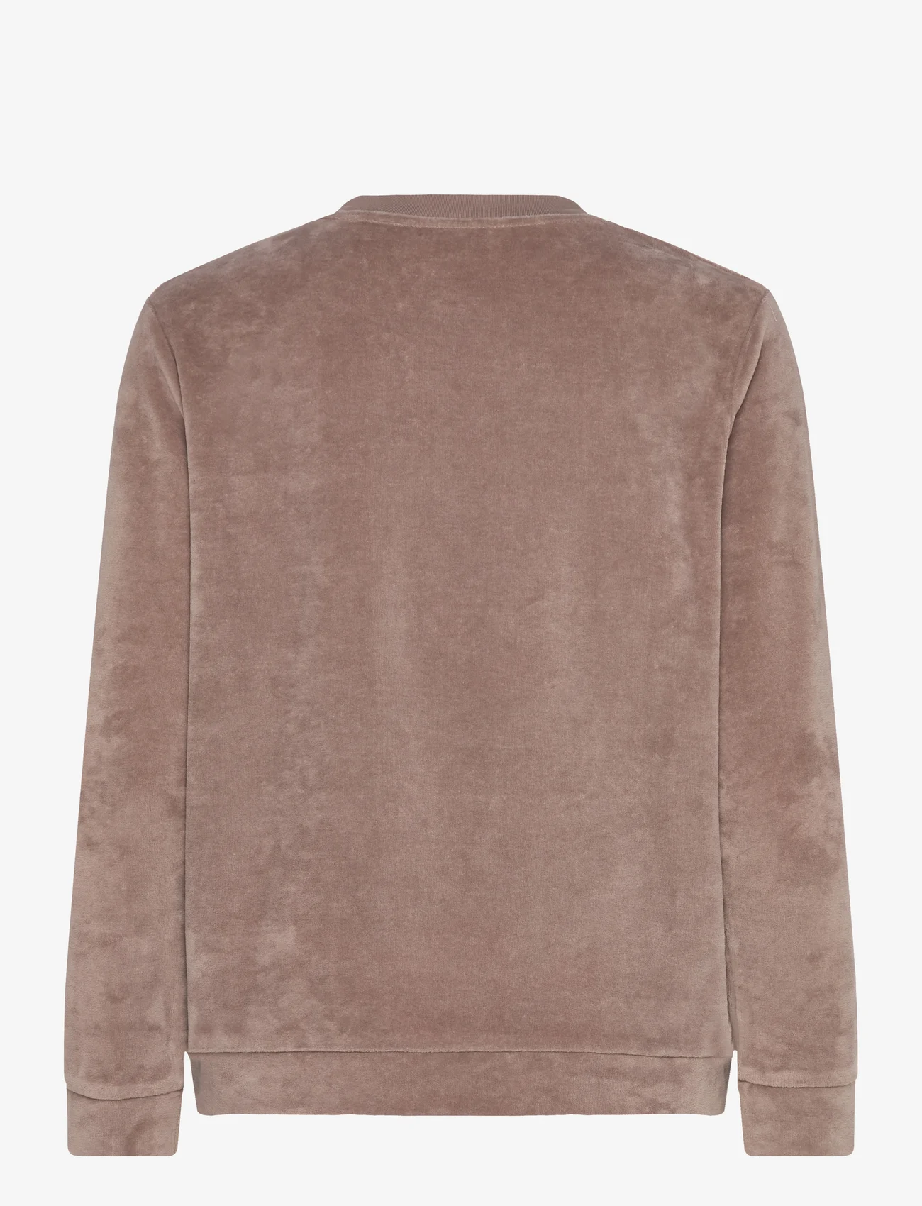 Lexington Clothing - Martha Organic Cotton Velour Sweatshirt - sweatshirts & kapuzenpullover - light brown - 1