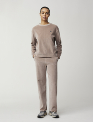 Lexington Clothing - Martha Organic Cotton Velour Sweatshirt - sweatshirts & hoodies - light brown - 1