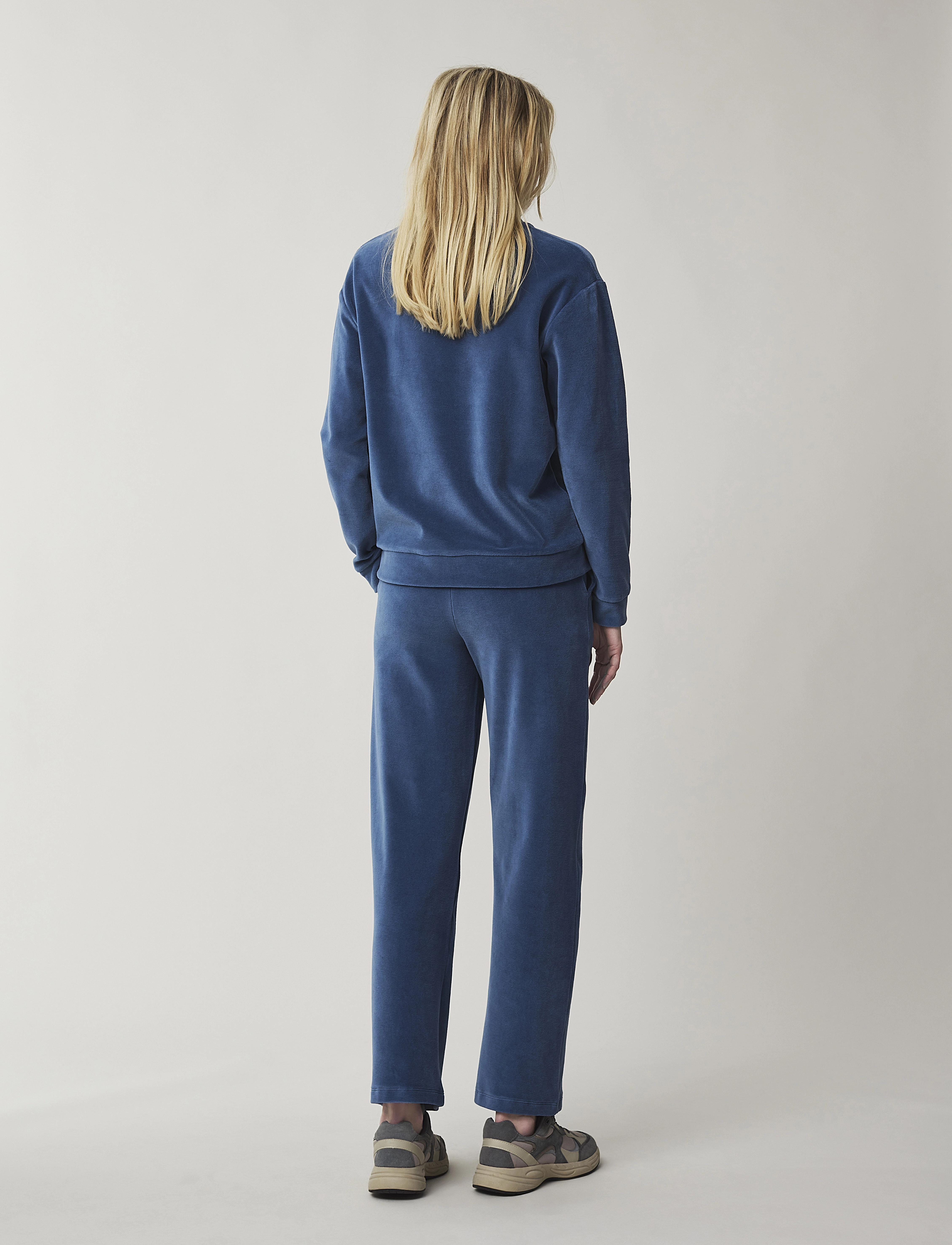 Lexington Clothing - Martha Organic Cotton Velour Sweatshirt - medium blue - 3