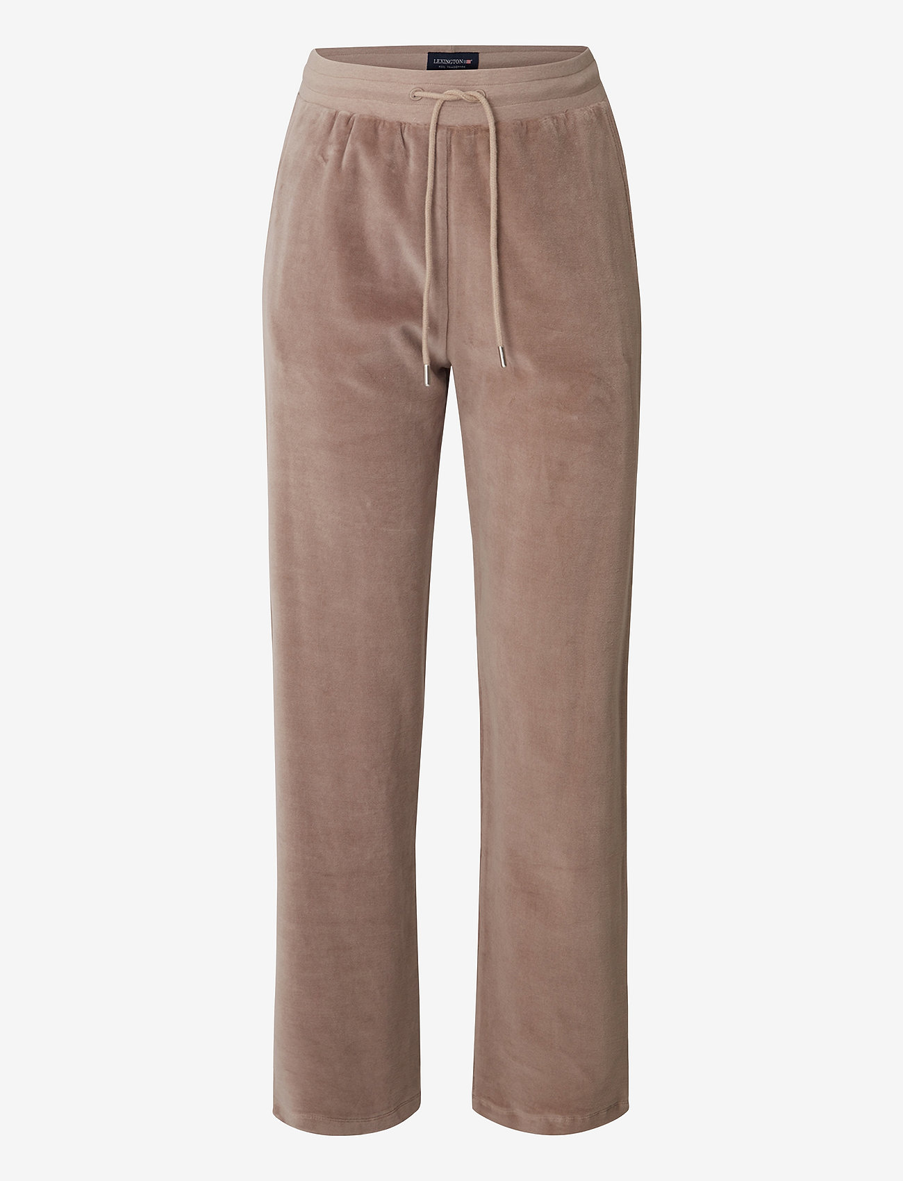 Lexington Clothing - Leona Organic Cotton Velour Pants - jogas bikses - light brown - 0