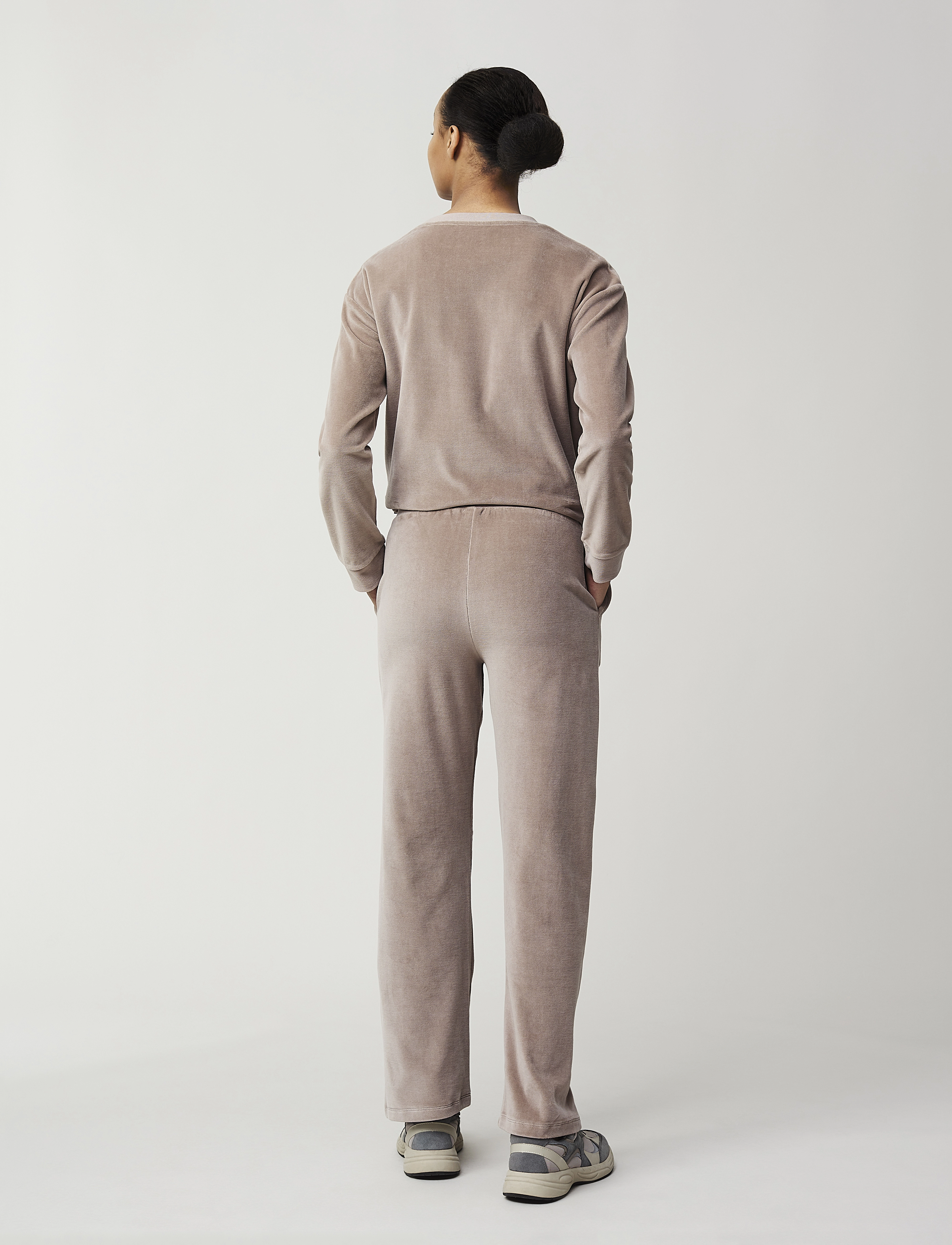 Lexington Clothing - Leona Organic Cotton Velour Pants - light brown - 2