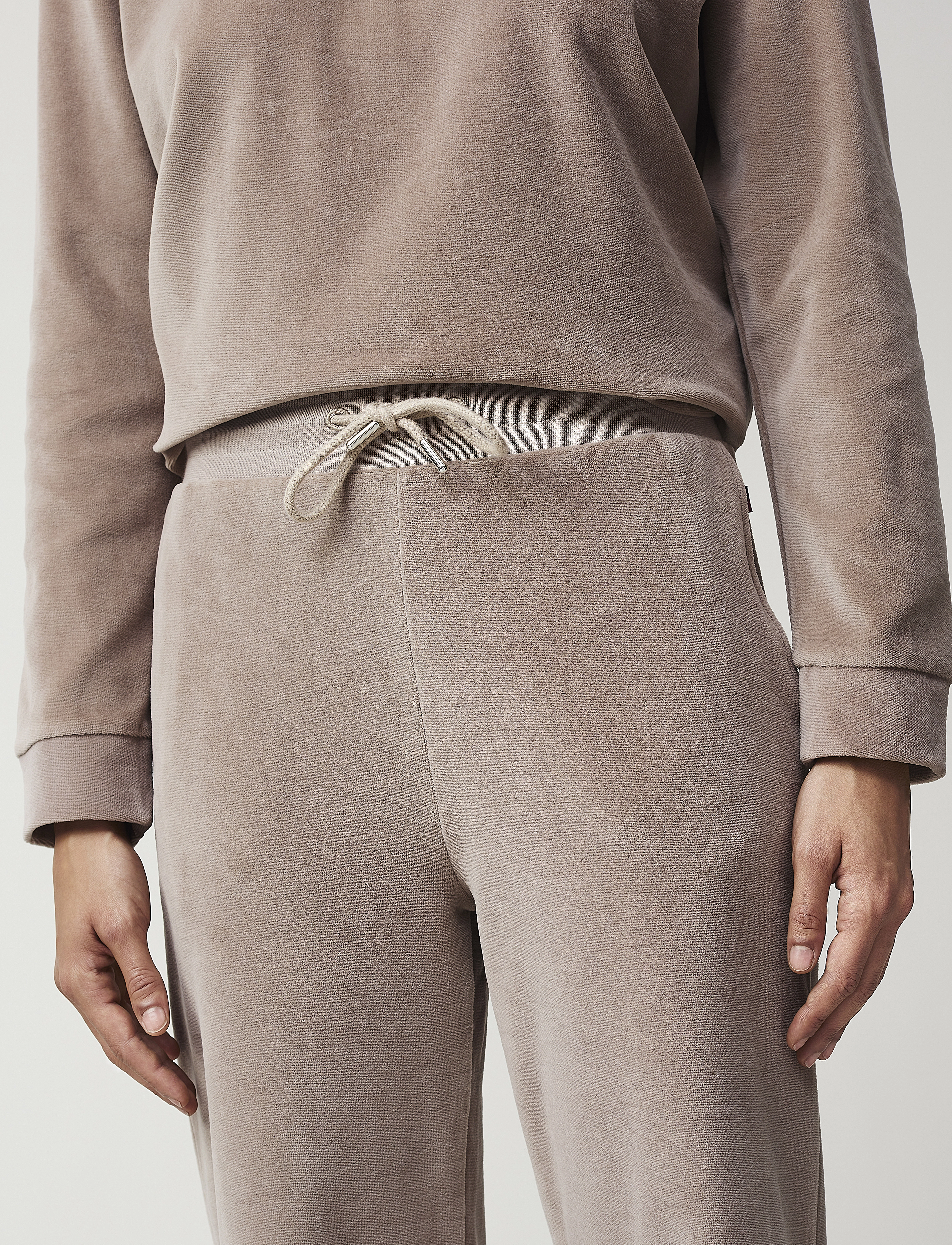 Lexington Clothing - Leona Organic Cotton Velour Pants - light brown - 3