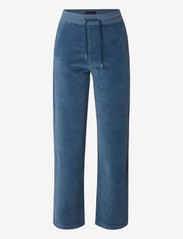 Lexington Clothing - Leona Organic Cotton Velour Pants - jogos kelnės - medium blue - 0