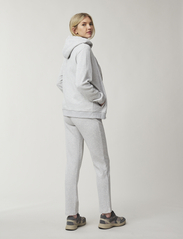 Lexington Clothing - Chloe Zip Hood - hoodies - light grey melange - 2
