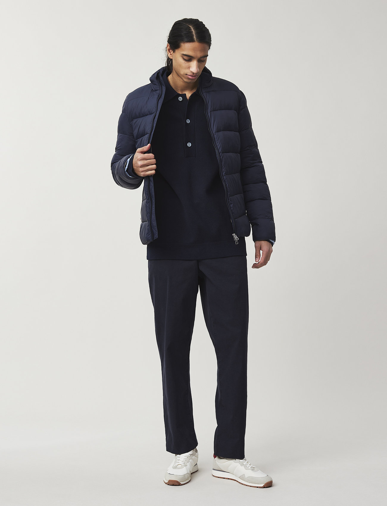 Lexington Clothing - Jacob Layer Jacket - Žieminės striukės - dark blue - 1