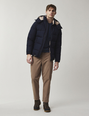 Lexington Clothing - Ben Down Puffer Jacket - winter jackets - dark blue - 2