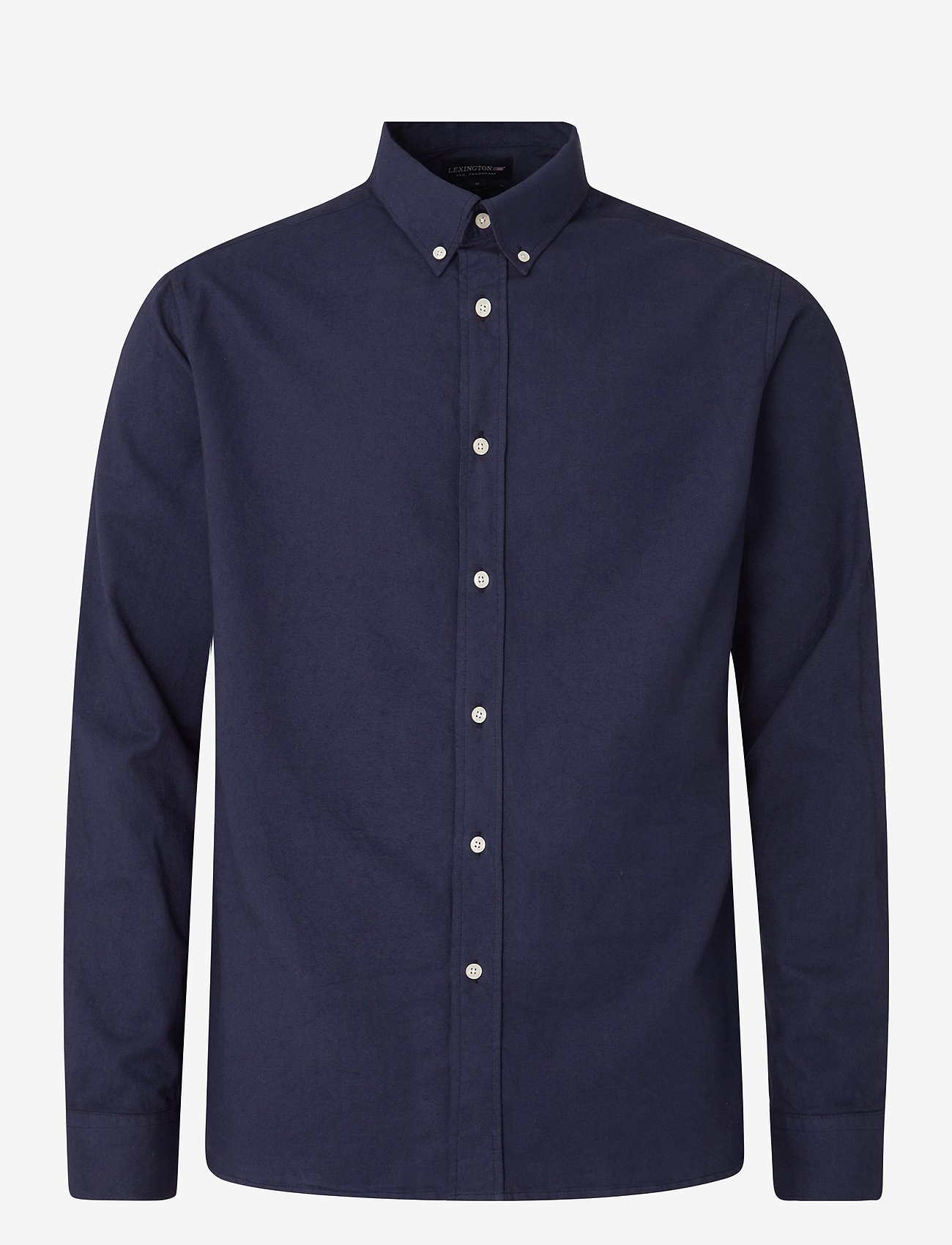 Lexington Clothing - Classic Flannel B.D Shirt - avslappede skjorter - dark blue - 0