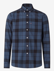 Casual Check Flannel B.D Shirt, Lexington Clothing
