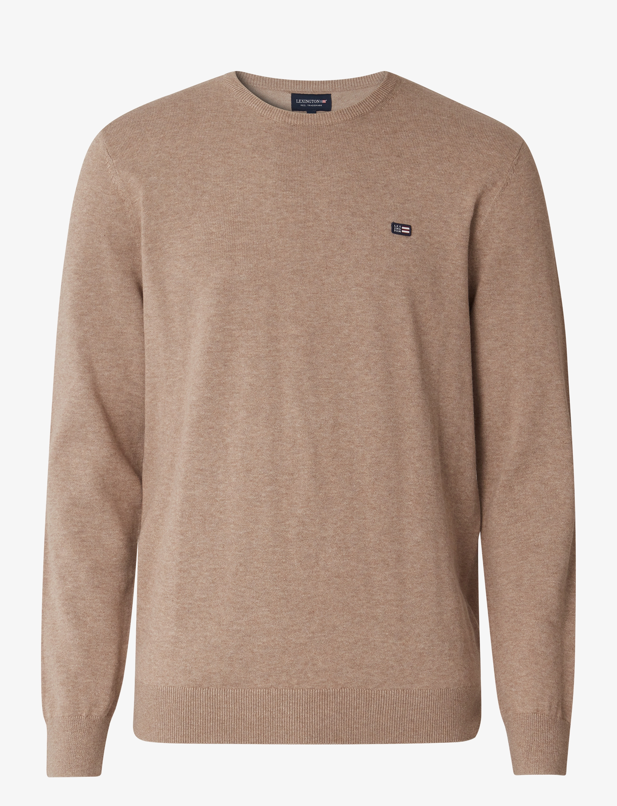 Lexington Clothing - Bradley Cotton Crew Sweater - brown - 0