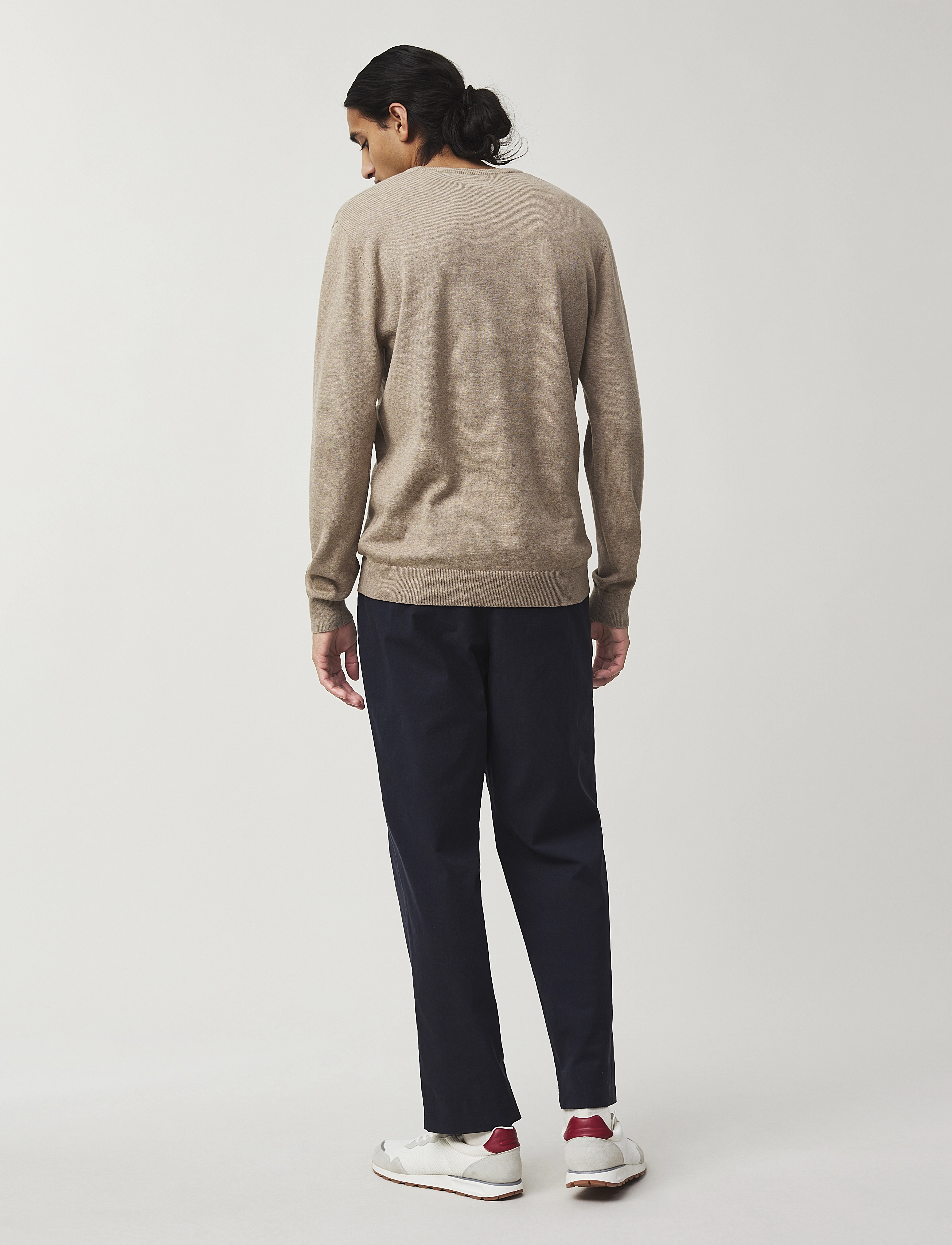 Lexington Clothing - Bradley Cotton Crew Sweater - brown - 2