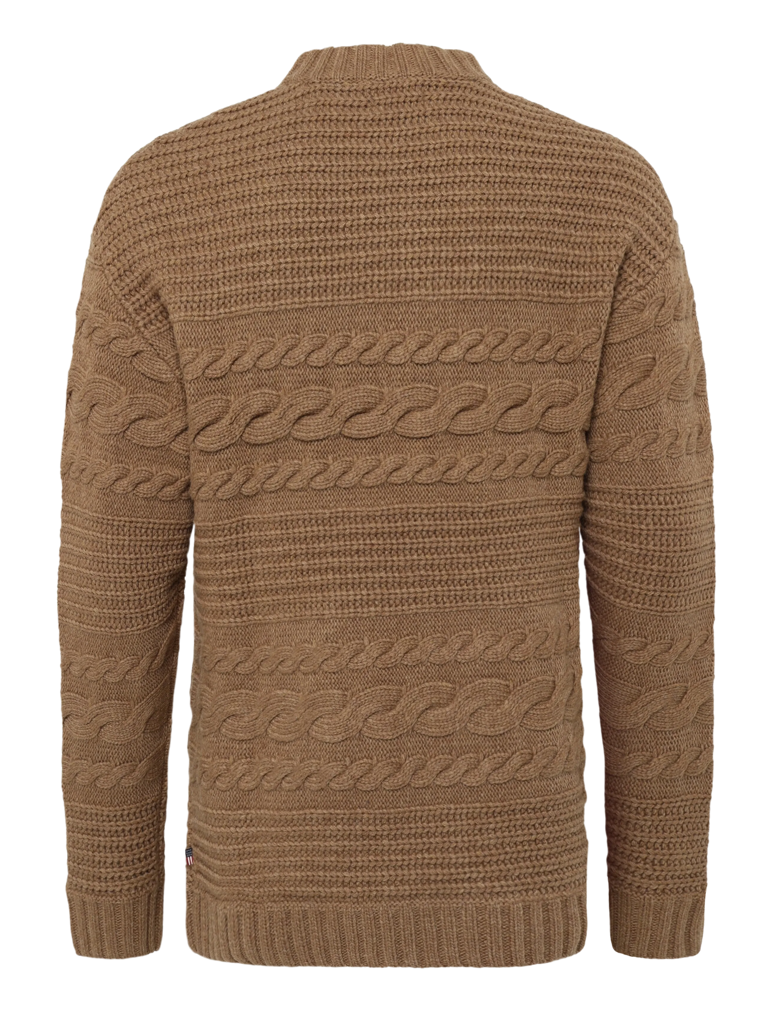 Lexington Clothing - Chuck Heavy Wool Cable - trøjer - brown - 2