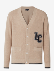Lexington Clothing - Logan Cardigan - susegamieji megztiniai - beige melange - 0