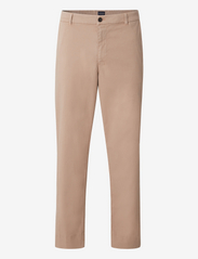 Lexington Clothing - Classic Elasticated  Lyocell Pant - rennot housut - beige/brown - 0