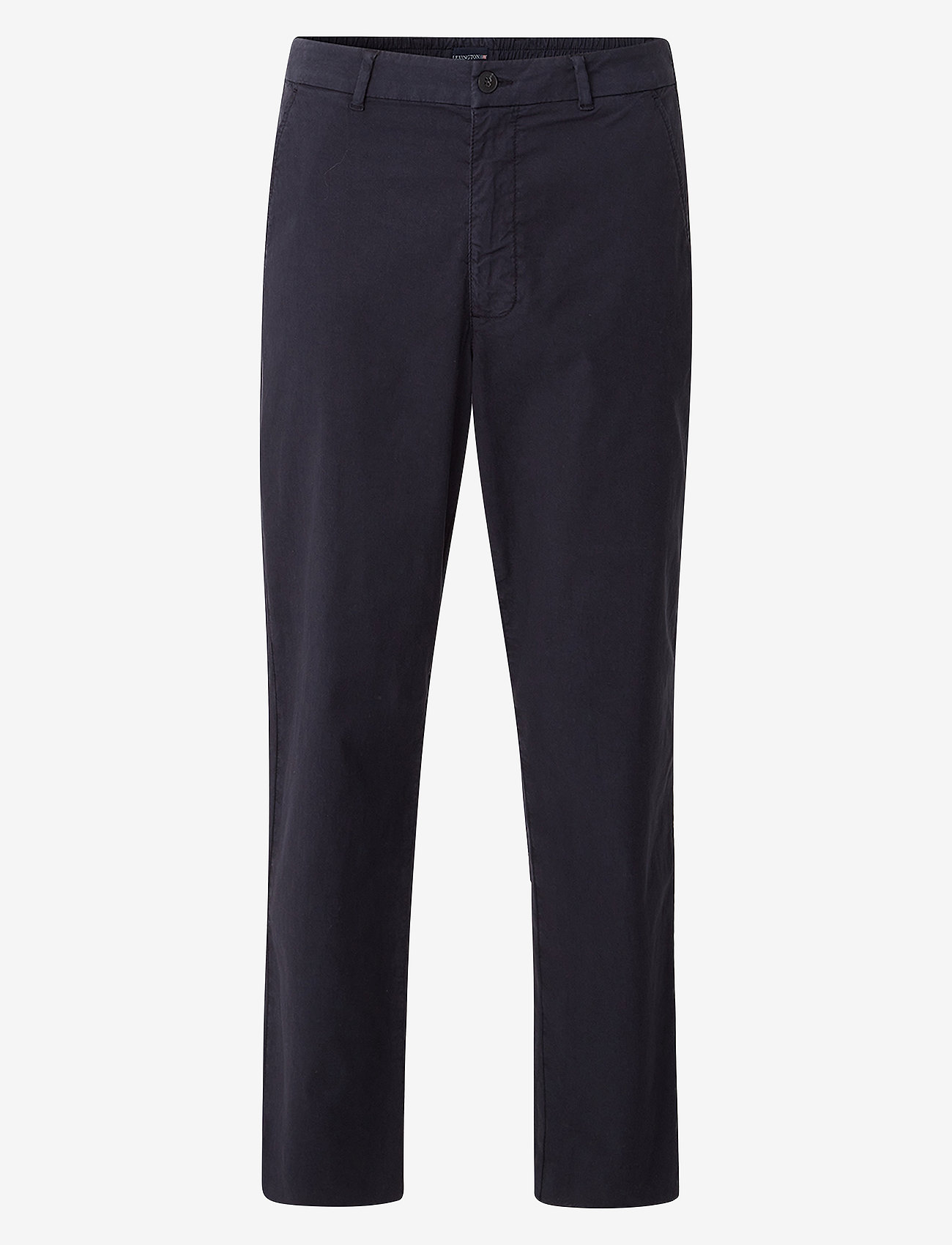 Lexington Clothing - Classic Elasticated  Lyocell Pant - casual byxor - dark blue - 0