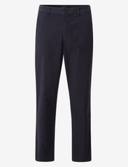 Lexington Clothing - Classic Elasticated  Lyocell Pant - vabaajapüksid - dark blue - 0