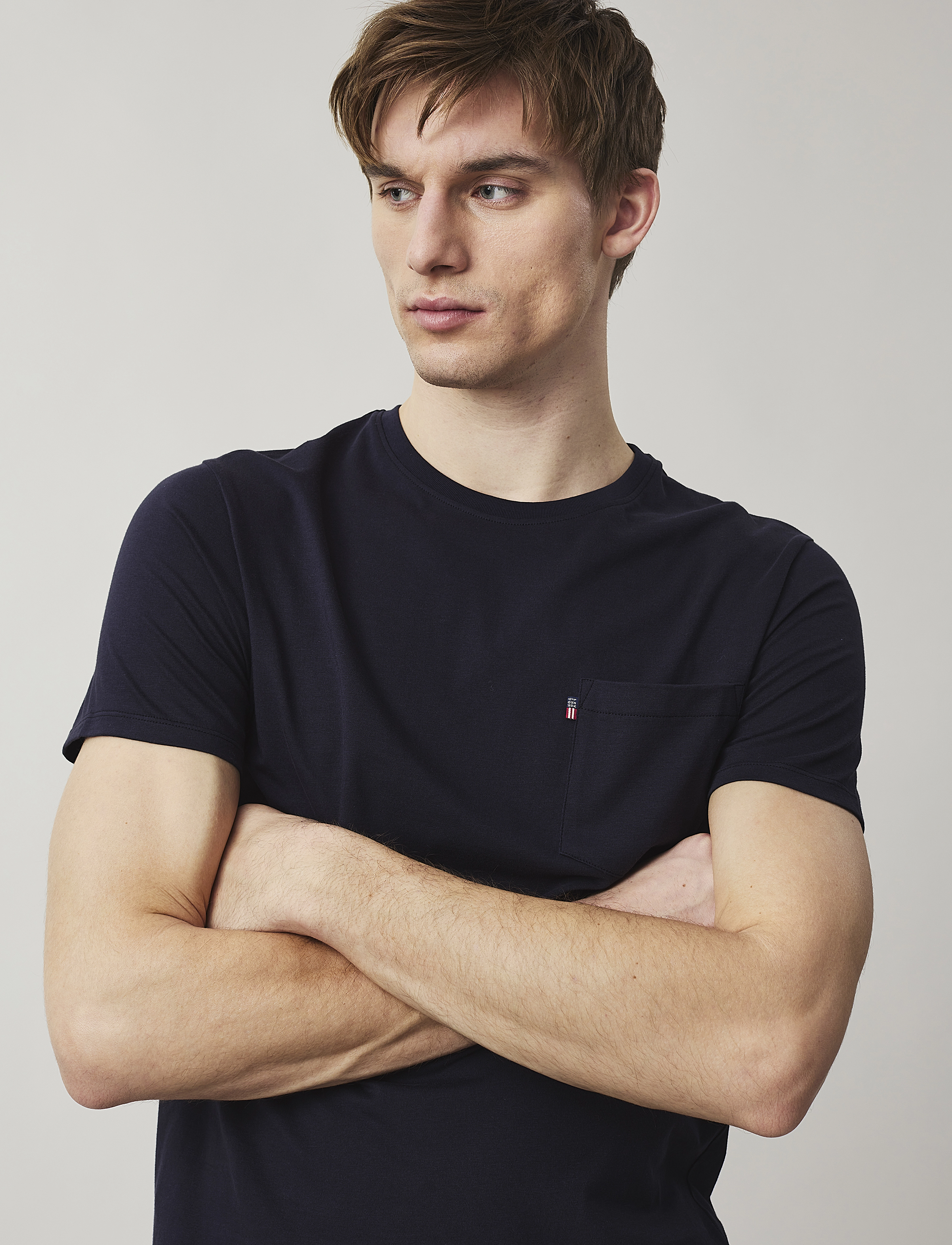 Lexington Clothing - Travis Tee - dark blue - 3