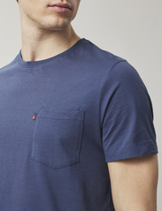 Lexington Clothing - Travis Tee - kortärmade t-shirts - medium blue - 3
