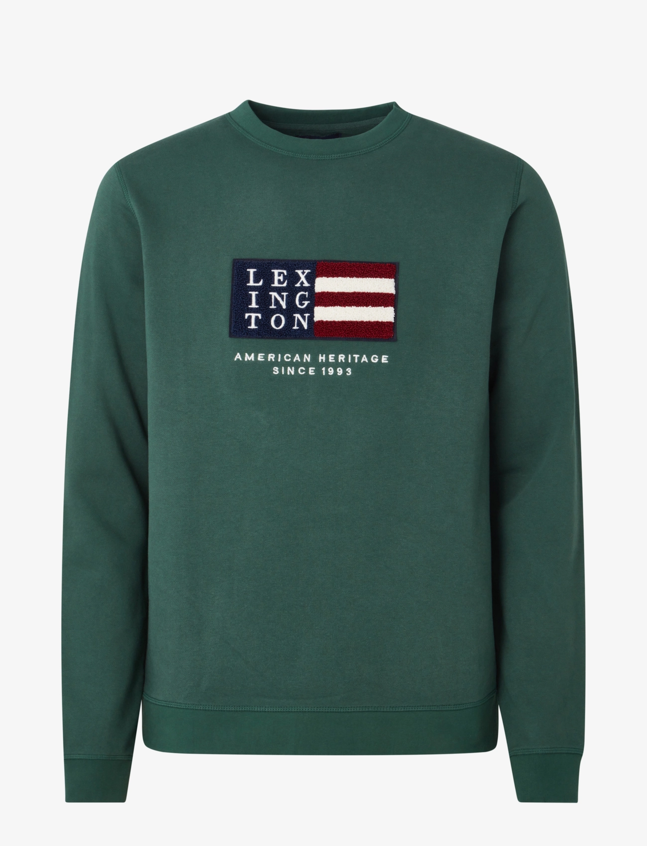 Lexington Clothing - Barry Cotton Sweatshirt - green - 0