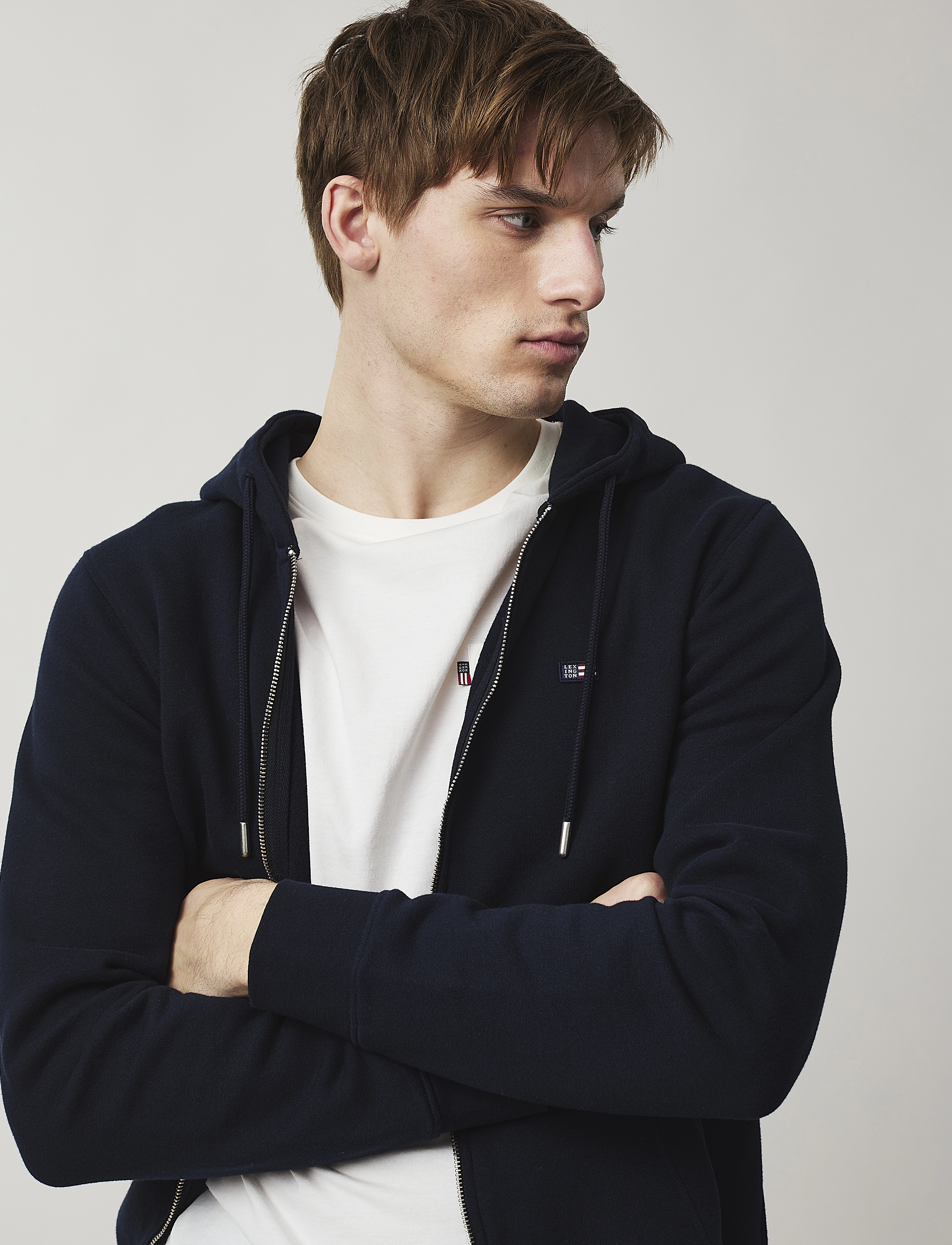 Lexington Clothing - Sebastian Hoodie - dark blue - 3
