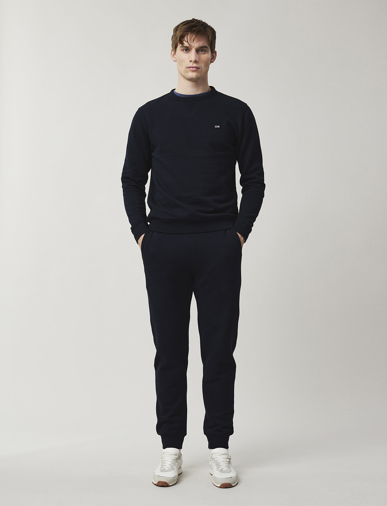 Lexington Clothing - Mateo Sweatshirt - sweatshirts - dark blue - 1