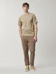 Lexington Clothing - Lee Heavy Tee - kortærmede t-shirts - beige - 1