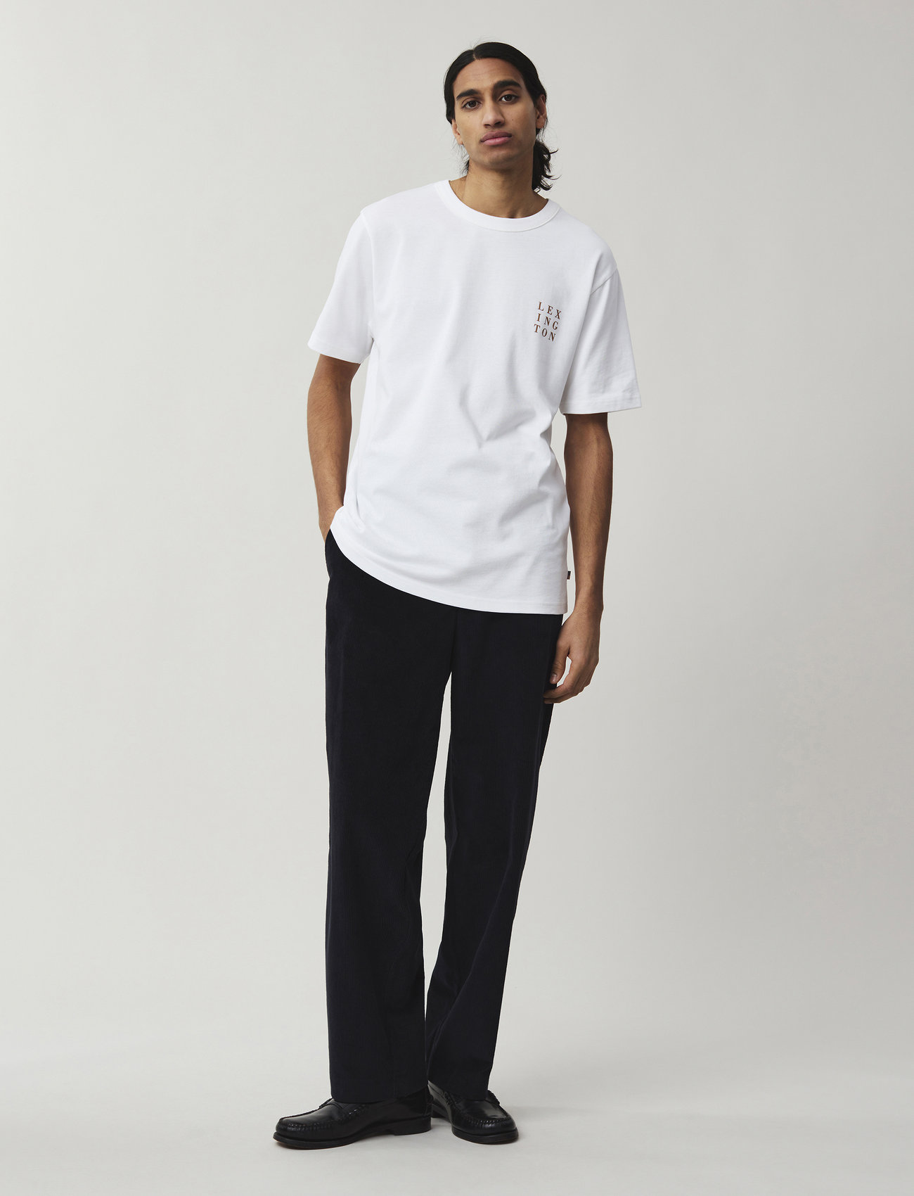 Lexington Clothing - Lee Heavy Tee - kortærmede t-shirts - white - 1