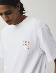 Lexington Clothing - Lee Heavy Tee - lyhythihaiset - white - 3