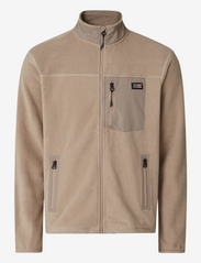 Lexington Clothing - Obie Tech Fleece - vahekihina kantavad jakid - beige - 0
