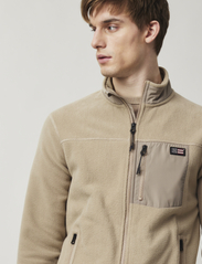 Lexington Clothing - Obie Tech Fleece - mid layer jackets - beige - 3